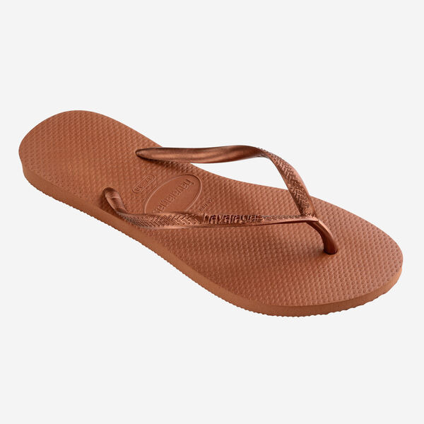 havaianas 哈瓦仕 巴西人字拖 官方唯一授權 女款 Slim古銅金 230030-9385-細節圖4