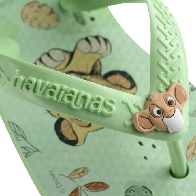 havaianas 哈瓦仕 巴西人字拖 官方唯一授權 童款 BABY獅子王4137007-7452-細節圖3