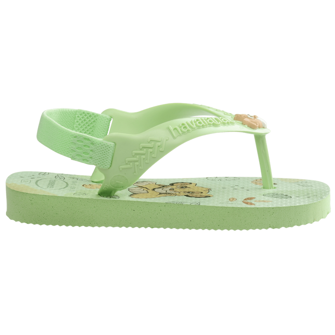 havaianas 哈瓦仕 巴西人字拖 官方唯一授權 童款 BABY獅子王4137007-7452-細節圖5