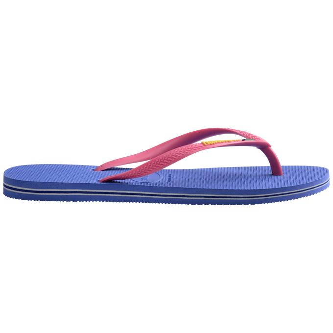 havaianas 哈瓦仕 巴西人字拖 官方唯一授權 女款 slim logo紫3562-細節圖3