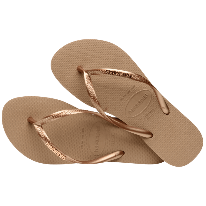 havaianas 哈瓦仕 巴西人字拖 官方唯一授權 女款 鐵牌金 4119875-3581-細節圖3