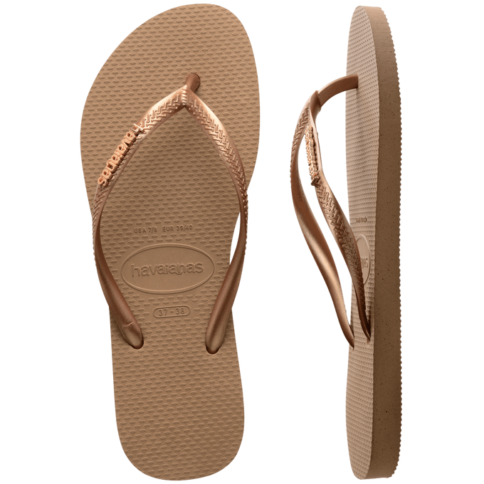 havaianas 哈瓦仕 巴西人字拖 官方唯一授權 女款 鐵牌金3581-細節圖2