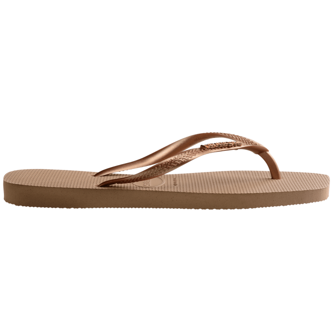 havaianas 哈瓦仕 巴西人字拖 官方唯一授權 女款 方形鐵牌金5282-細節圖4