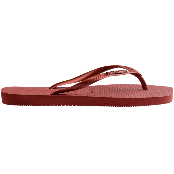 havaianas 哈瓦仕 巴西人字拖 官方唯一授權 女款 方形鐵牌磚紅5416-細節圖4