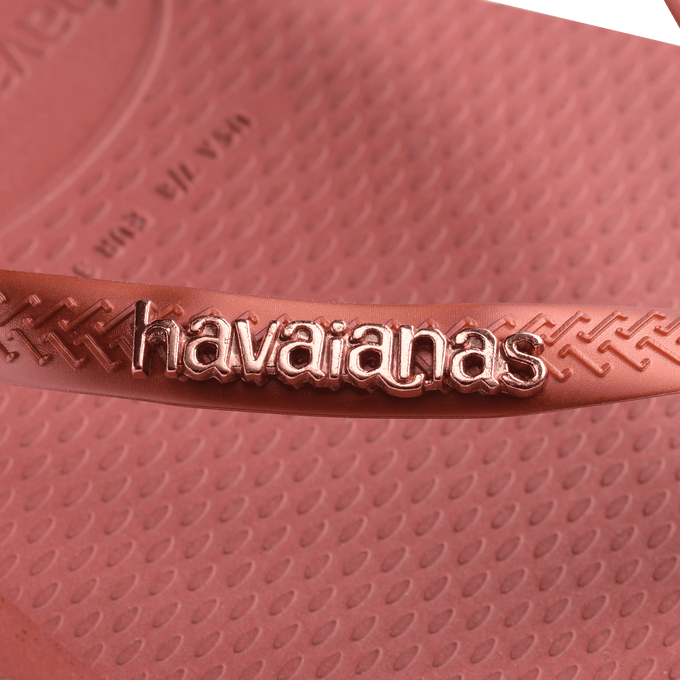 havaianas 哈瓦仕 巴西人字拖 官方唯一授權 女款 方形鐵牌磚紅5416-細節圖6