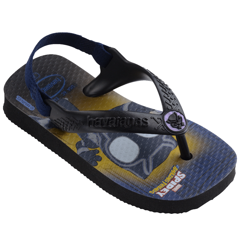 havaianas 哈瓦仕 巴西人字拖 官方唯一授權 童款 baby黑豹4147132-0090-細節圖4