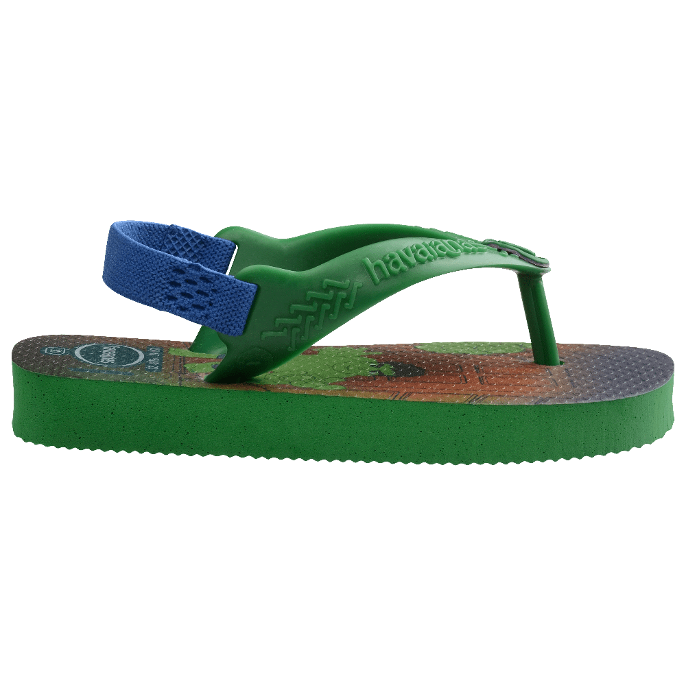 havaianas 哈瓦仕 巴西人字拖 官方唯一授權 童款 baby浩克 4147132-2703-細節圖5