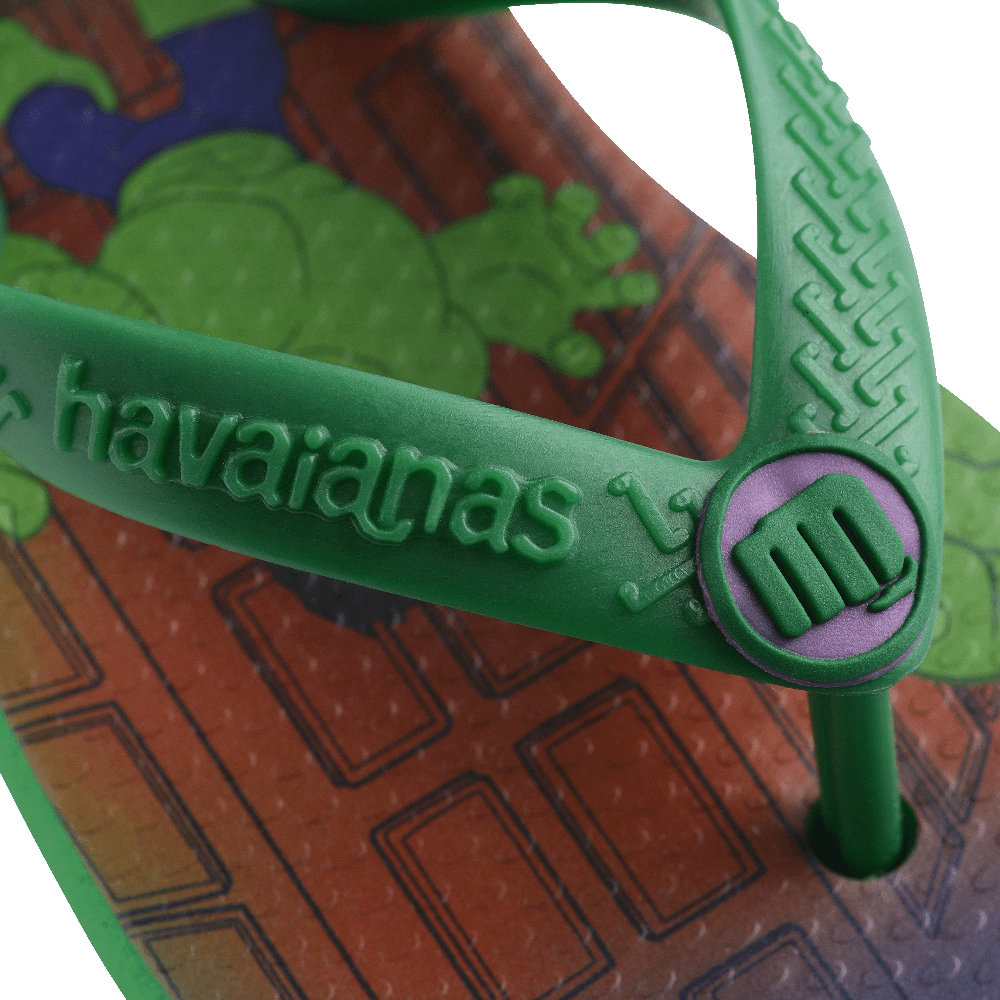 havaianas 哈瓦仕 巴西人字拖 官方唯一授權 童款 baby浩克 4147132-2703-細節圖6