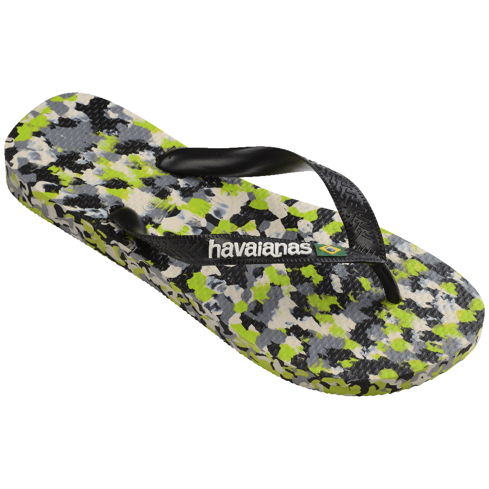 havaianas 哈瓦仕 巴西人字拖 官方唯一授權 男款 迷彩黑 4147965-1411-細節圖4