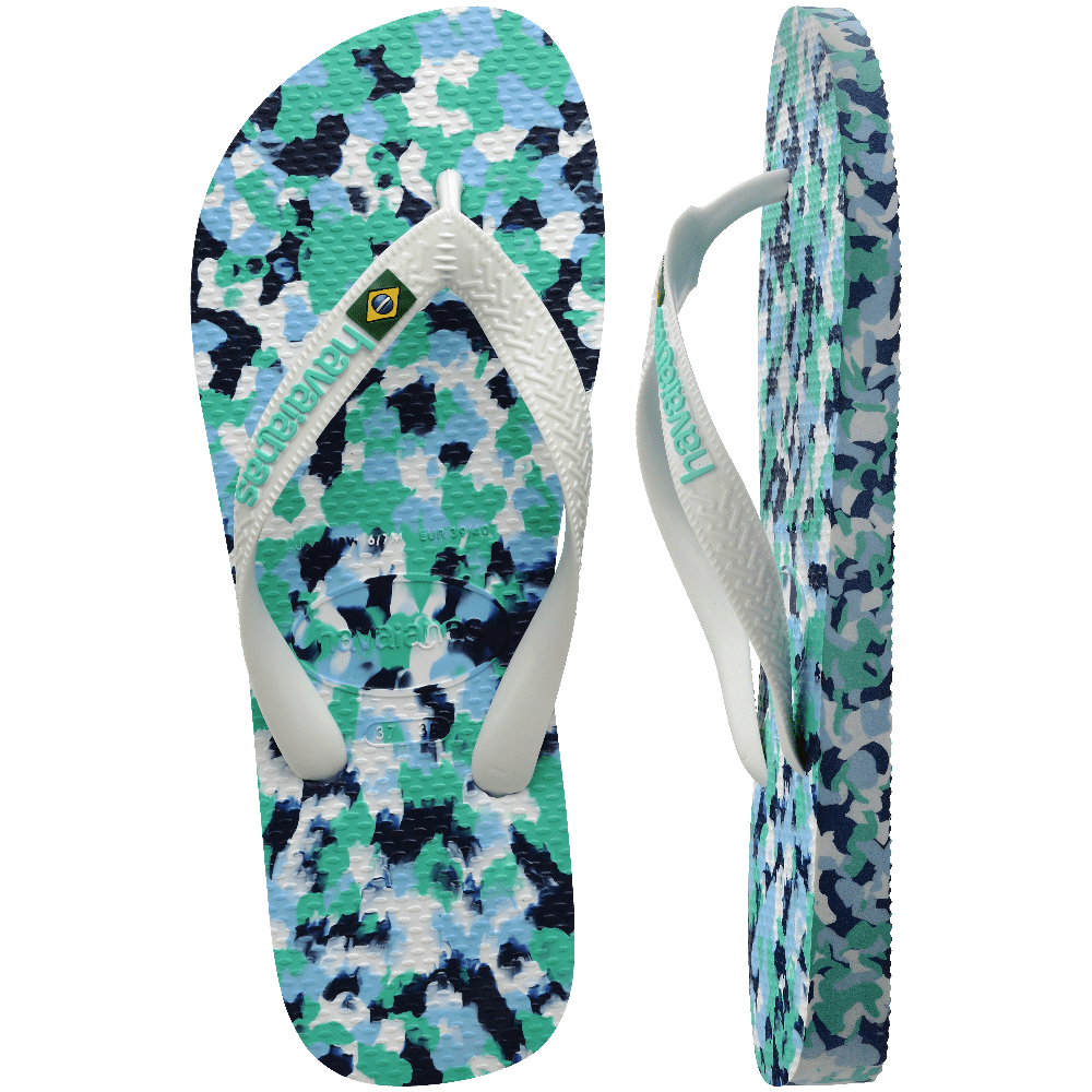 havaianas 哈瓦仕 巴西人字拖 官方唯一授權 男款 迷彩綠1056-細節圖3