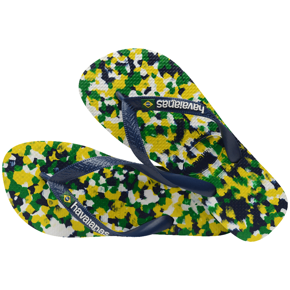 havaianas 哈瓦仕 巴西人字拖 官方唯一授權 男款 迷彩藍 4147965-0052-細節圖3