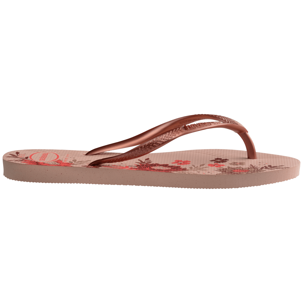 havaianas 哈瓦仕 巴西人字拖 官方唯一授權 女款 花花粉6387-細節圖4