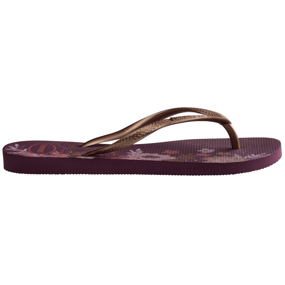 havaianas 哈瓦仕 巴西人字拖 官方唯一授權 女款 花花紫 4132823-5143-細節圖5