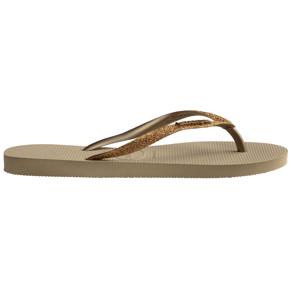 havaianas 哈瓦仕 巴西人字拖 官方唯一授權 女款 亮片金 4146975-9177-細節圖5