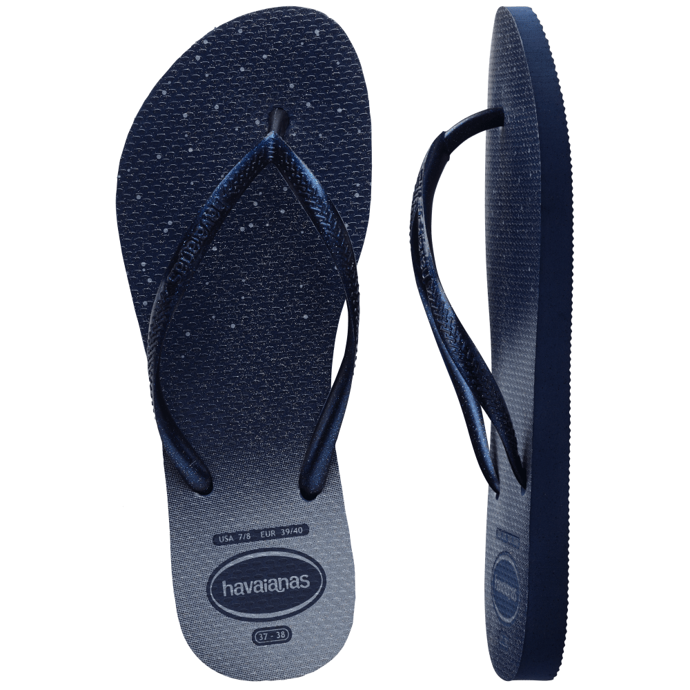 havaianas 哈瓦仕 巴西人字拖 官方唯一授權 女款 星空藍 4145617-4368-細節圖2