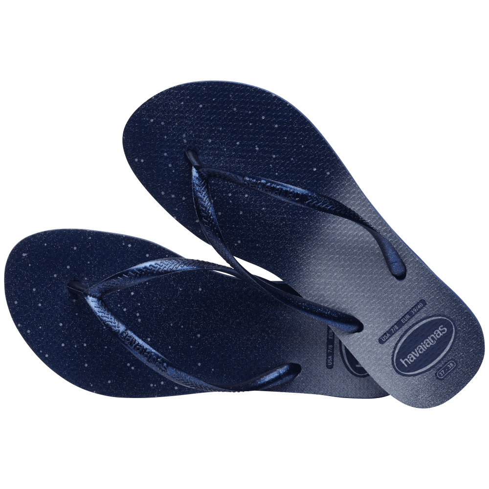 havaianas 哈瓦仕 巴西人字拖 官方唯一授權 女款 星空藍 4145617-4368-細節圖3