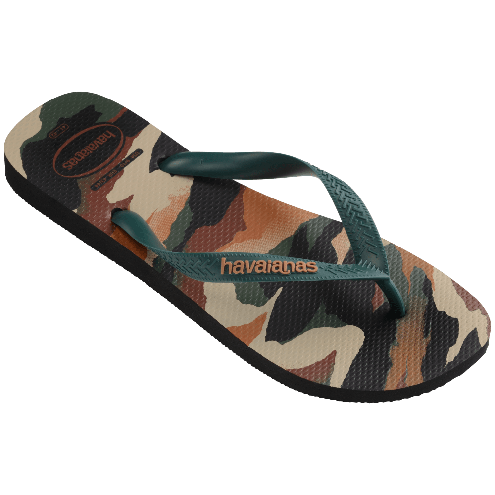 havaianas 哈瓦仕 巴西人字拖 官方唯一授權 男款 迷彩綠 4141398-6134-細節圖5