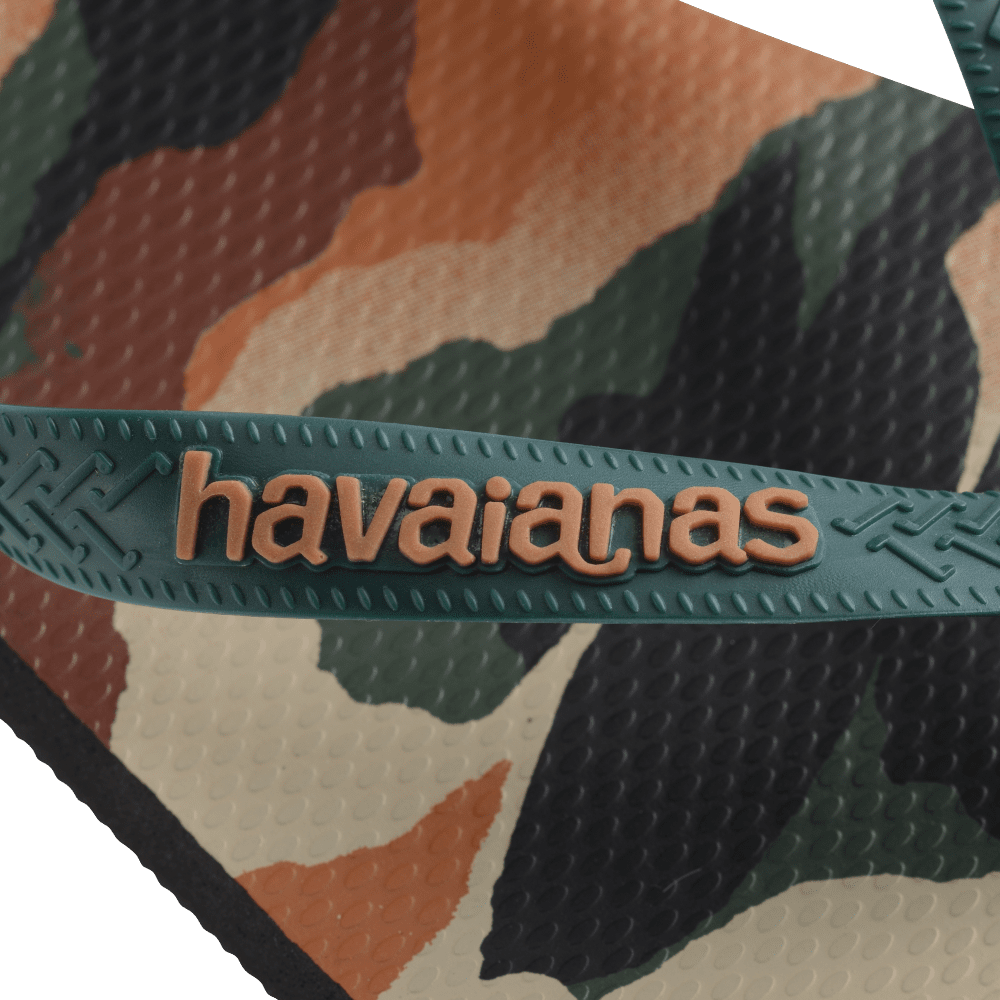 havaianas 哈瓦仕 巴西人字拖 官方唯一授權 男款 迷彩綠 4141398-6134-細節圖6