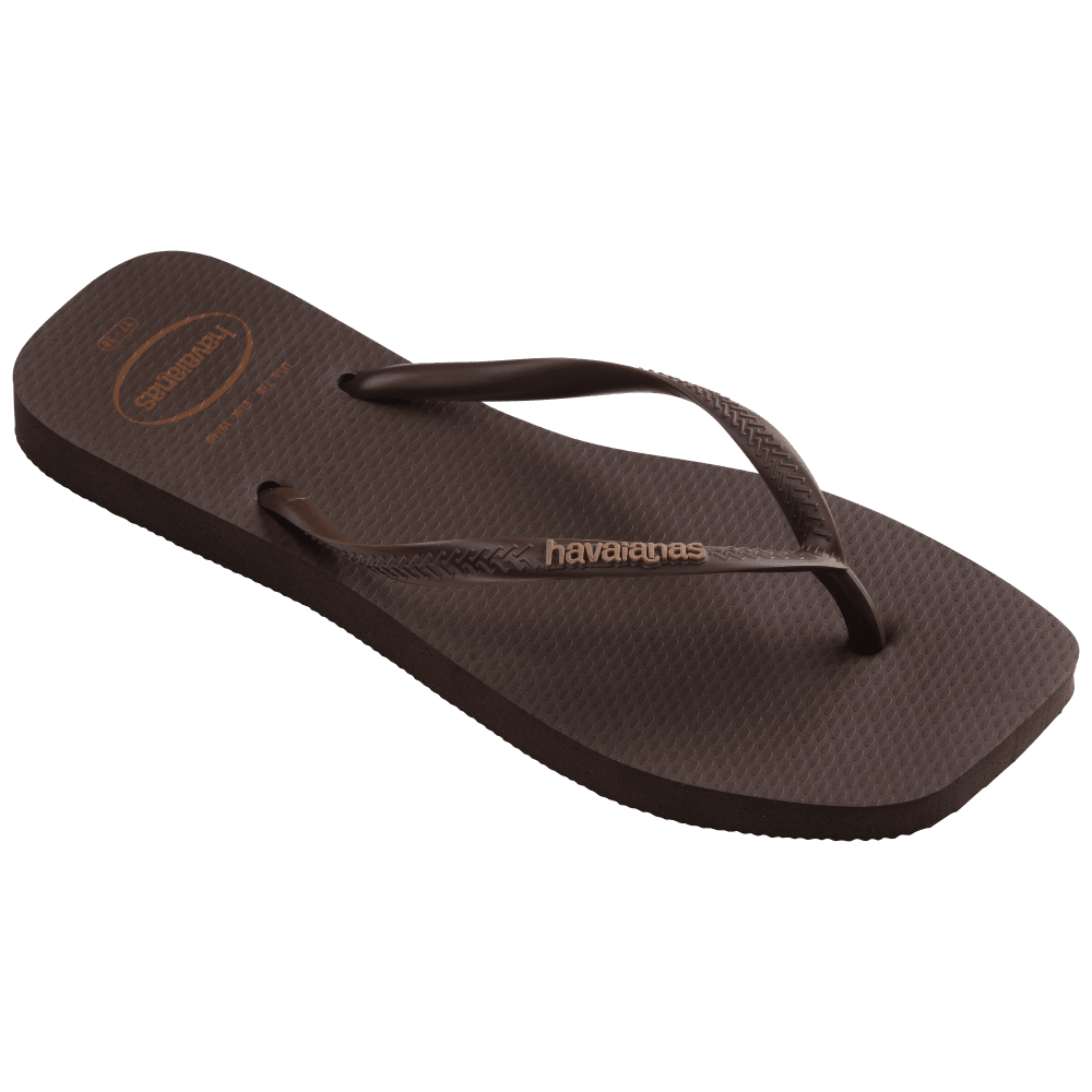 havaianas 哈瓦仕 巴西人字拖 官方唯一授權 女款 方形巧克力0727-細節圖4