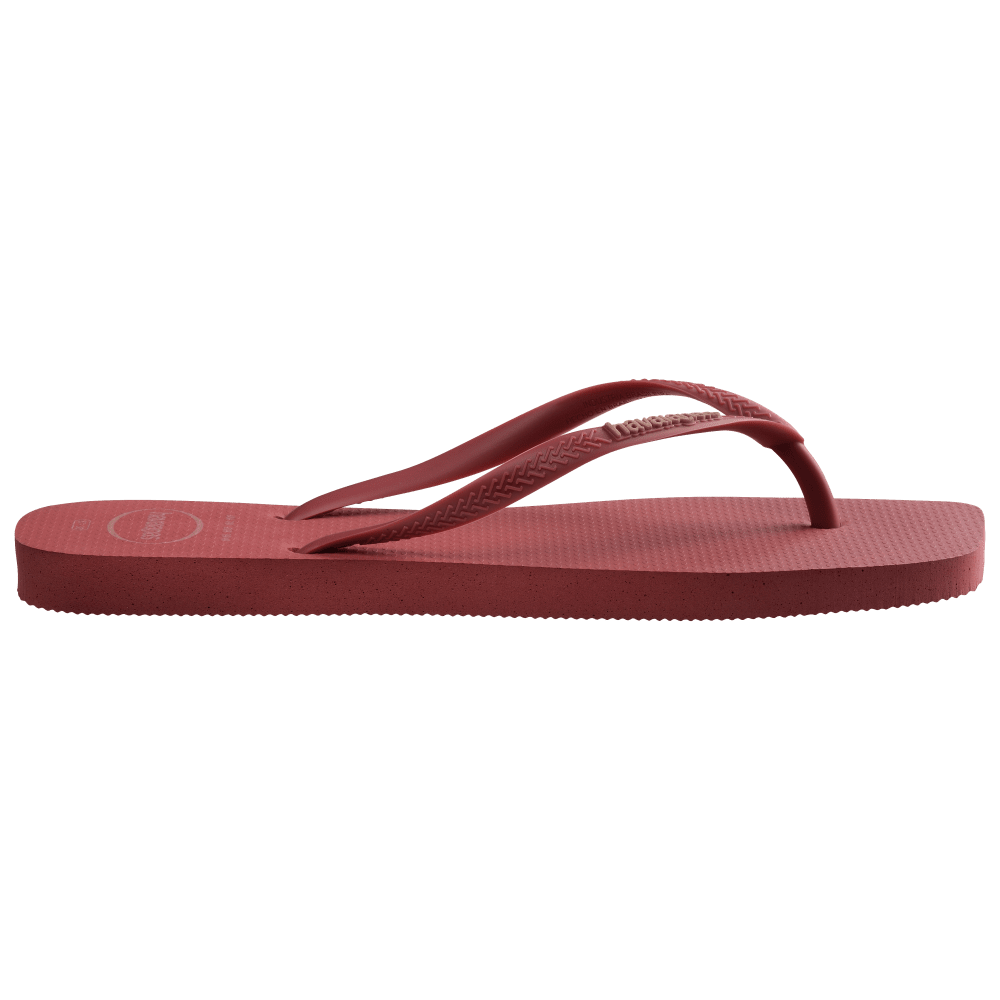 havaianas 哈瓦仕 巴西人字拖 官方唯一授權 女款 方形橘紅5190-細節圖5