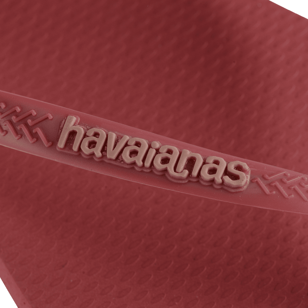 havaianas 哈瓦仕 巴西人字拖 官方唯一授權 女款 方形橘紅5190-細節圖6