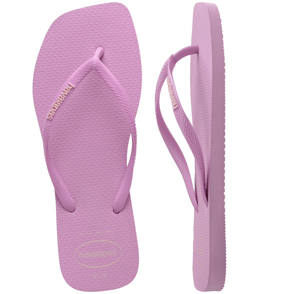 havaianas 哈瓦仕 巴西人字拖 官方唯一授權 女款 方形粉5418-細節圖2