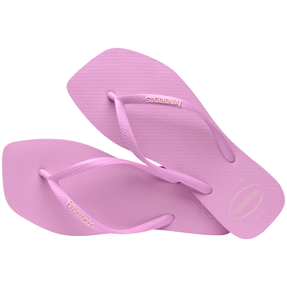 havaianas 哈瓦仕 巴西人字拖 官方唯一授權 女款 方形粉5418-細節圖3