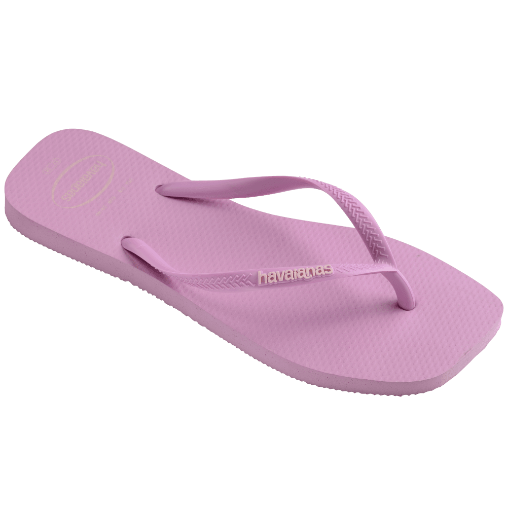 havaianas 哈瓦仕 巴西人字拖 官方唯一授權 女款 方形粉5418-細節圖4