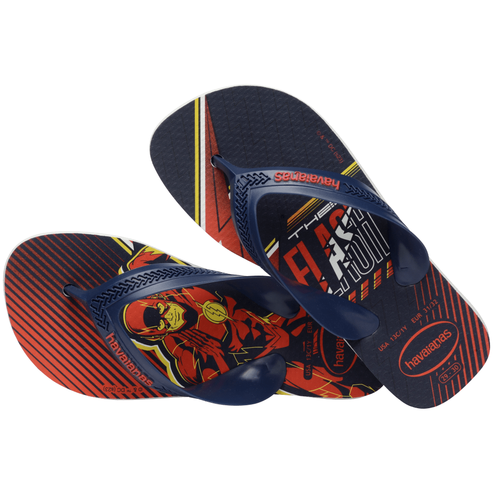 havaianas 哈瓦仕 巴西人字拖 官方唯一授權 童款 閃電俠4130302-0001-細節圖3