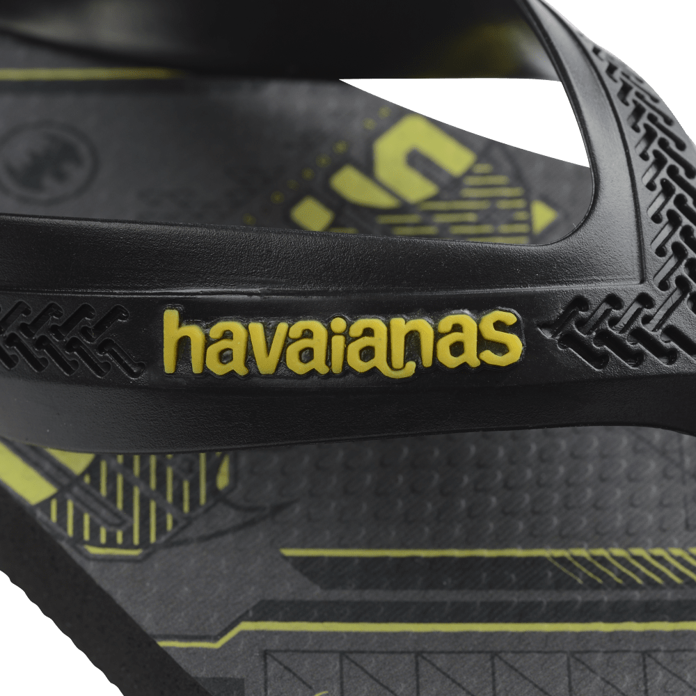 havaianas 哈瓦仕 巴西人字拖 官方唯一授權 童款 蝙蝠俠 4130302-0522-細節圖6