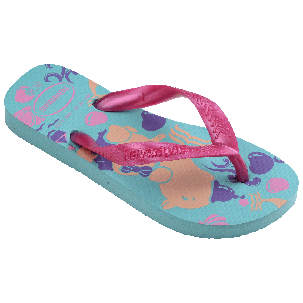 havaianas 哈瓦仕 巴西人字拖 官方唯一授權 童款 魚魚粉4146823-7491-細節圖5