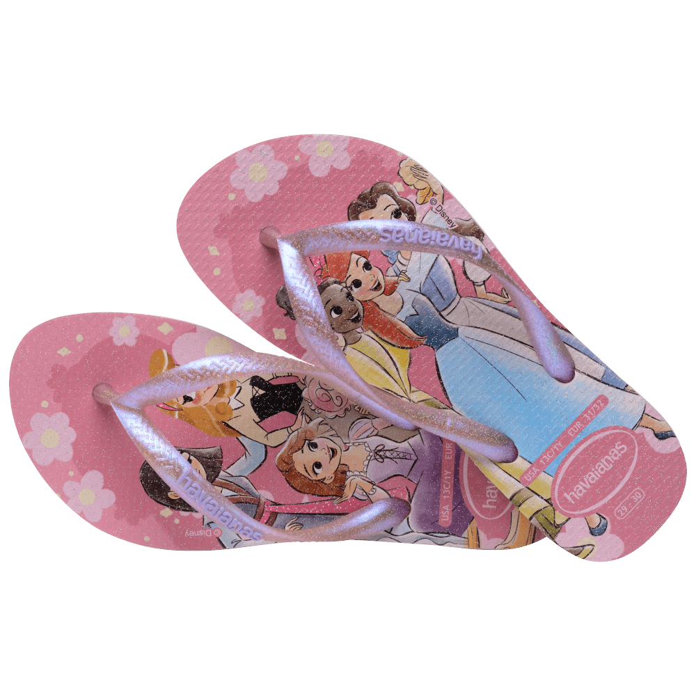 havaianas 哈瓦仕 巴西人字拖 官方唯一授權 童款 公主組合 4123328-4996-細節圖3