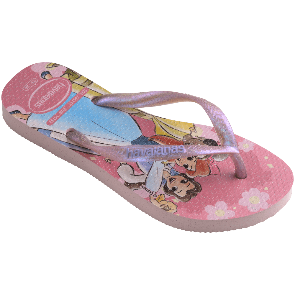 havaianas 哈瓦仕 巴西人字拖 官方唯一授權 童款 公主組合 4123328-4996-細節圖5