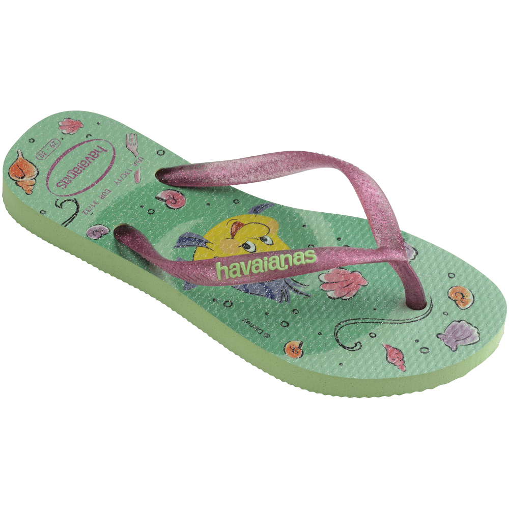 havaianas 哈瓦仕 巴西人字拖 官方唯一授權 童款 小美人魚2630-細節圖4