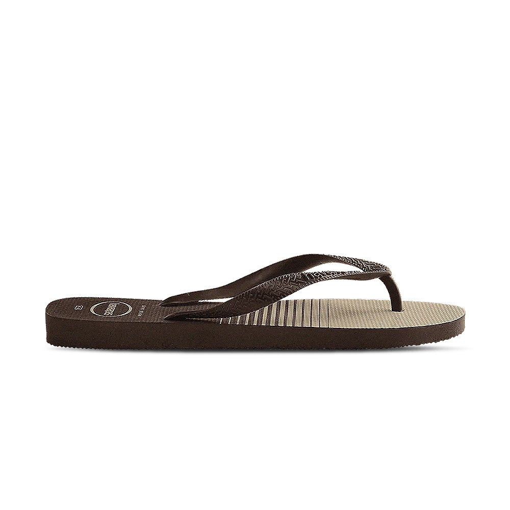 havaianas 哈瓦仕 巴西人字拖 官方唯一授權 男款 線條咖 221932-0727-細節圖2