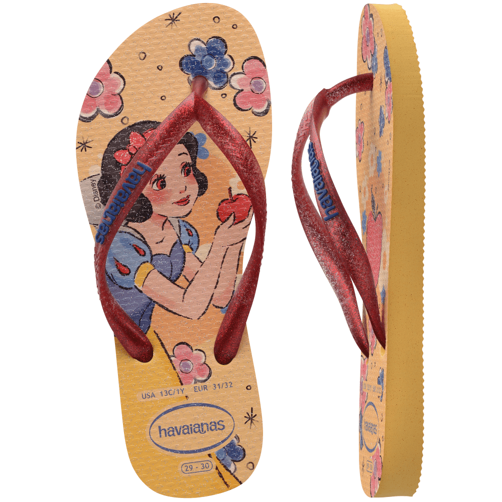 havaianas 哈瓦仕 巴西人字拖 官方唯一授權 童款 白雪公主 4123328-5559-細節圖2