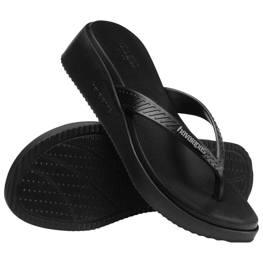 havaianas 哈瓦仕 巴西人字拖 官方唯一授權 女款 4.5CM寬帶黑 4149329-0090-細節圖4