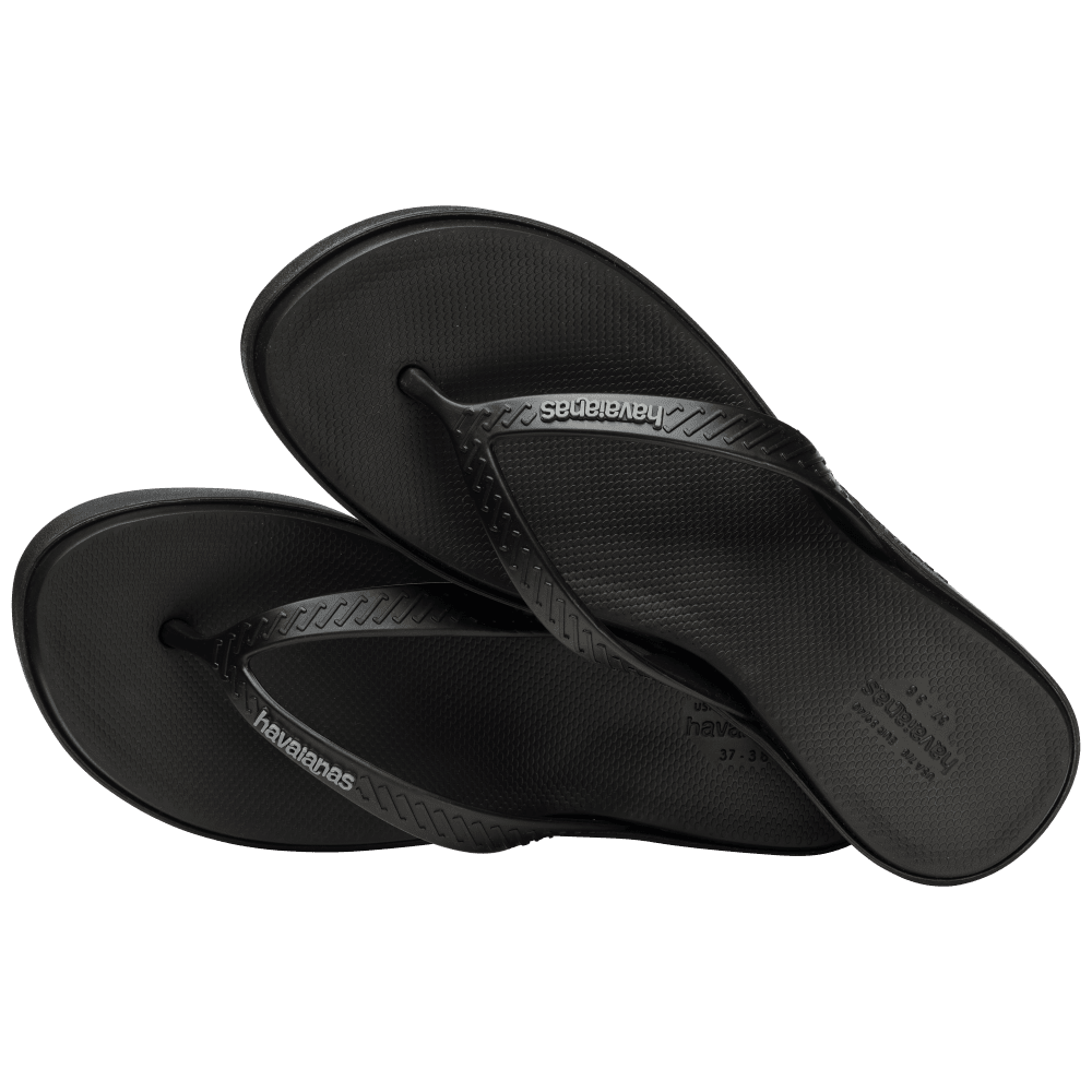 havaianas 哈瓦仕 巴西人字拖 官方唯一授權 女款 4.5CM寬帶黑0090-細節圖3