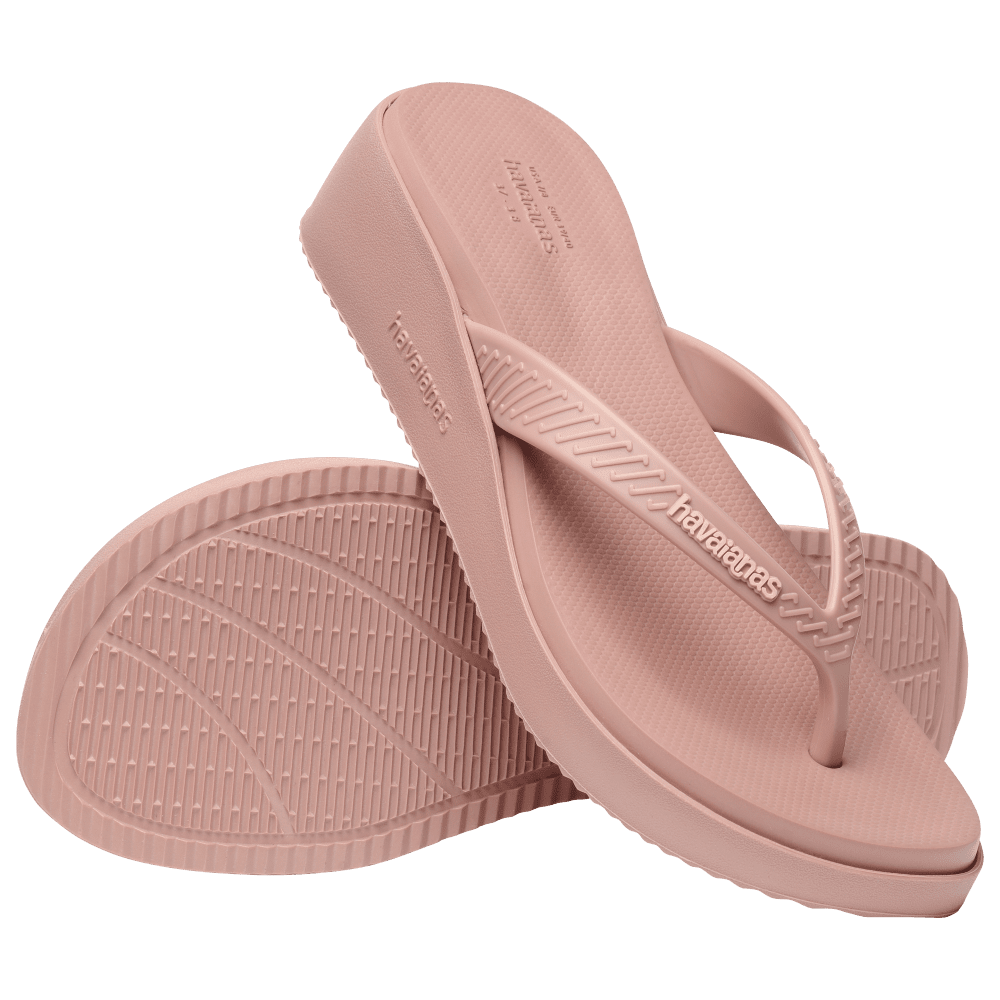 havaianas 哈瓦仕 巴西人字拖 官方唯一授權 女款 4.5CM寬帶藕粉3544-細節圖4