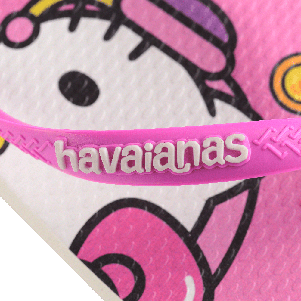 havaianas 哈瓦仕 巴西人字拖 官方唯一授權 童款 kitty粉4145748-3991-細節圖6