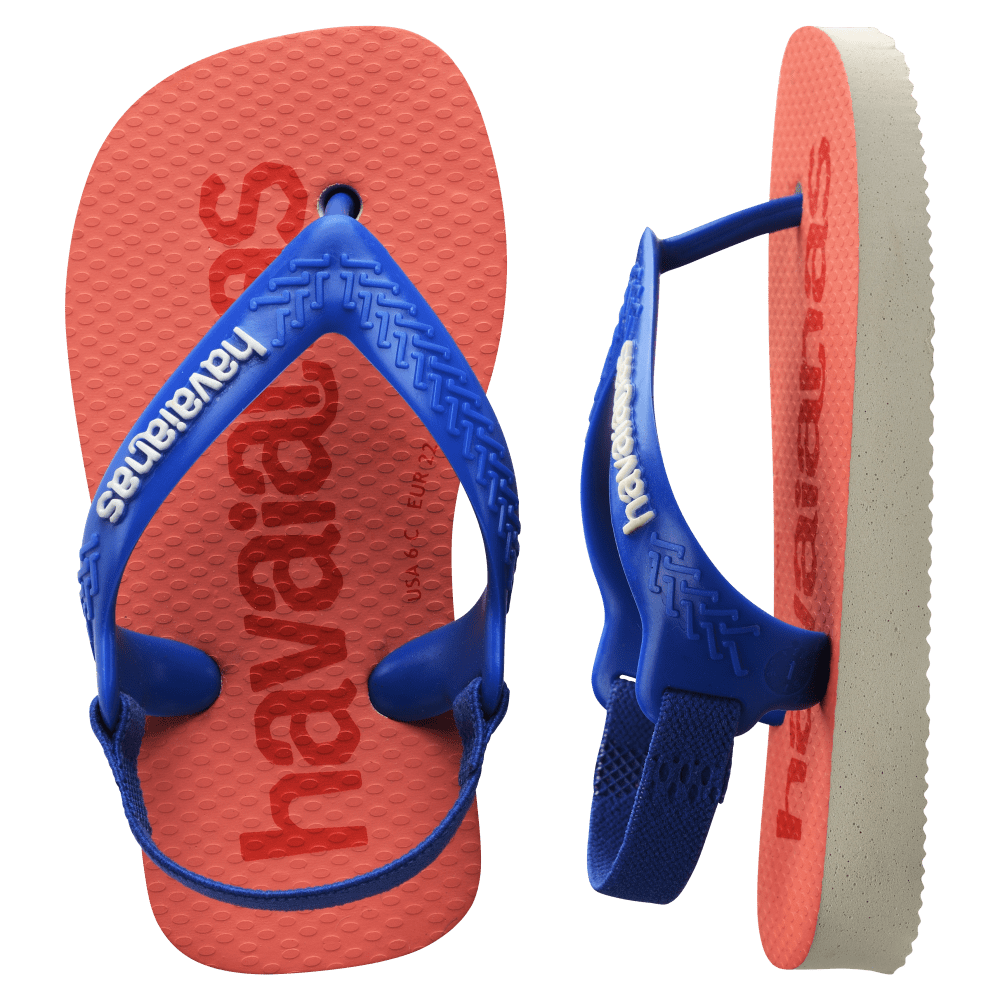 havaianas 哈瓦仕 巴西人字拖 官方唯一授權 童款 BABY同名藍 4145795-3771-細節圖2