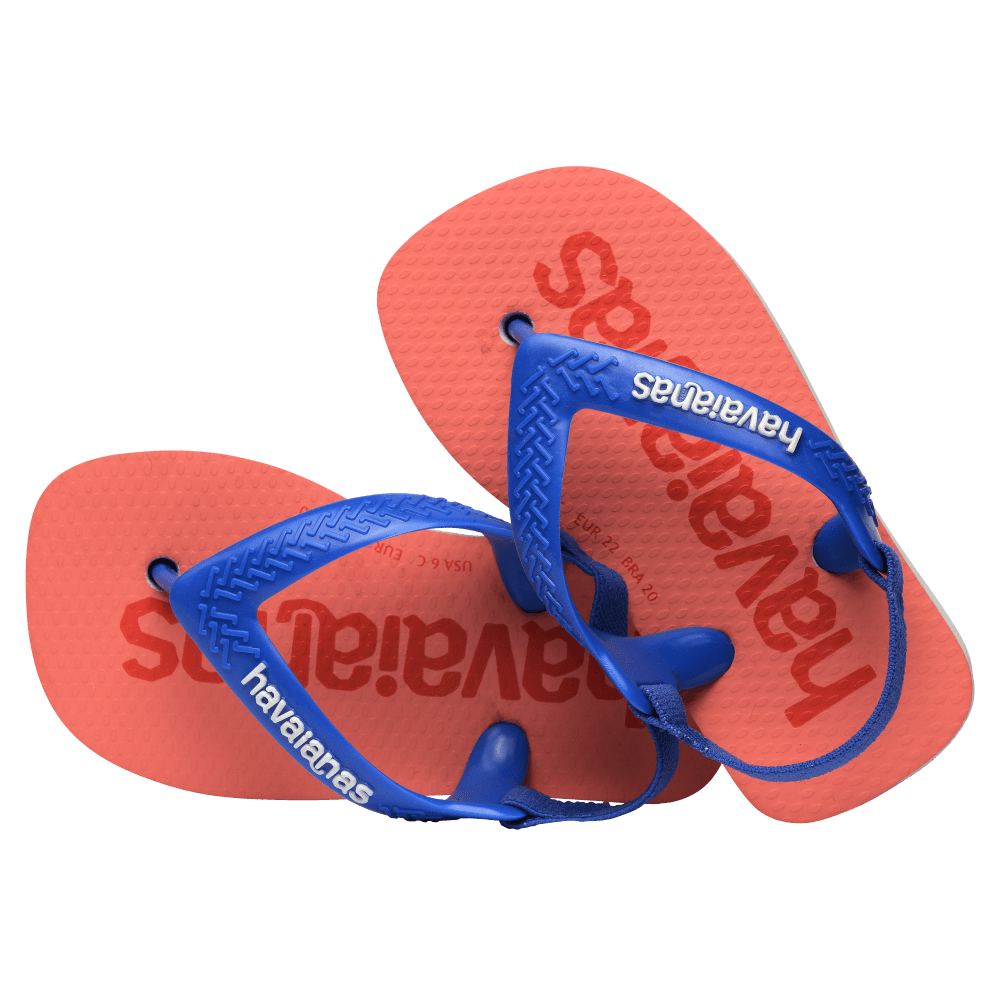 havaianas 哈瓦仕 巴西人字拖 官方唯一授權 童款 BABY同名藍 4145795-3771-細節圖3