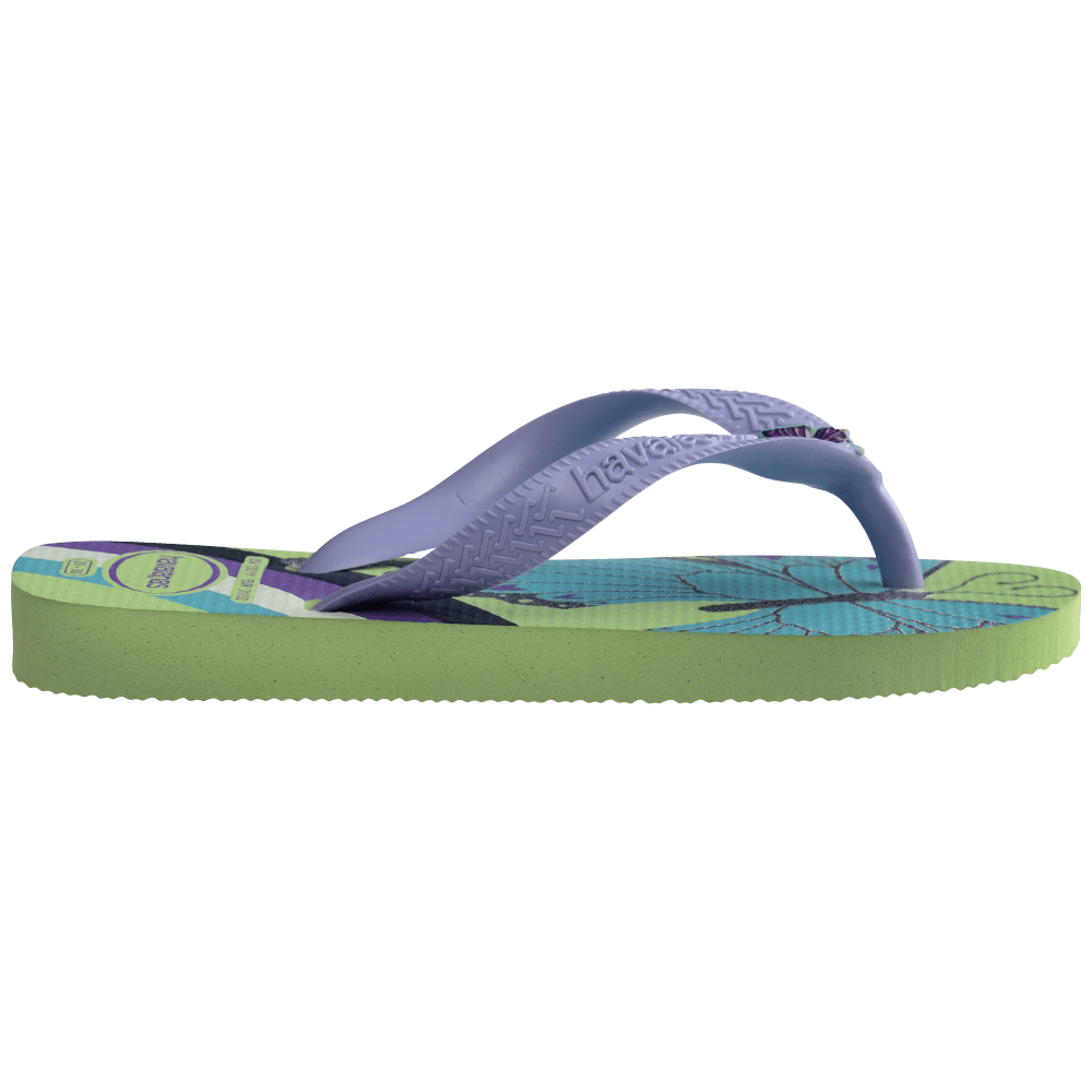 havaianas 哈瓦仕 巴西人字拖 官方唯一授權 童款 蝴蝶紫6197-細節圖4