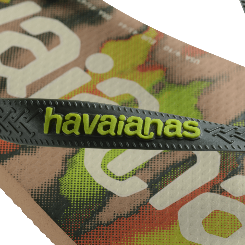 havaianas 哈瓦仕 巴西人字拖 官方唯一授權 男款 同名迷彩綠3581-細節圖6