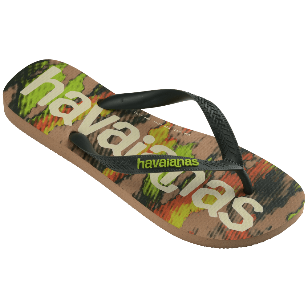 havaianas 哈瓦仕 巴西人字拖 官方唯一授權 男款 同名迷彩綠 4148449-3581-細節圖4