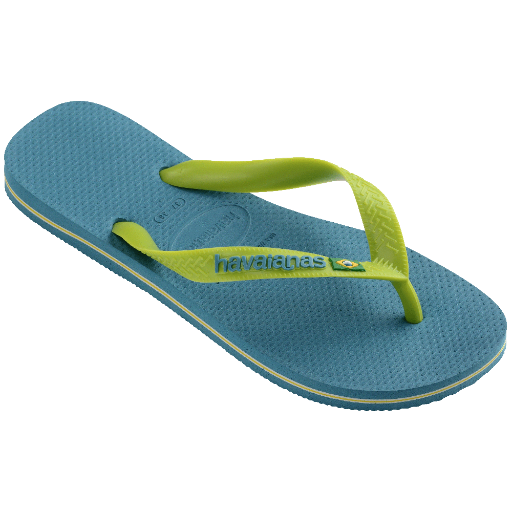 havaianas 哈瓦仕 巴西人字拖 官方唯一授權 男款 LOGO綠4110850-4974-細節圖4