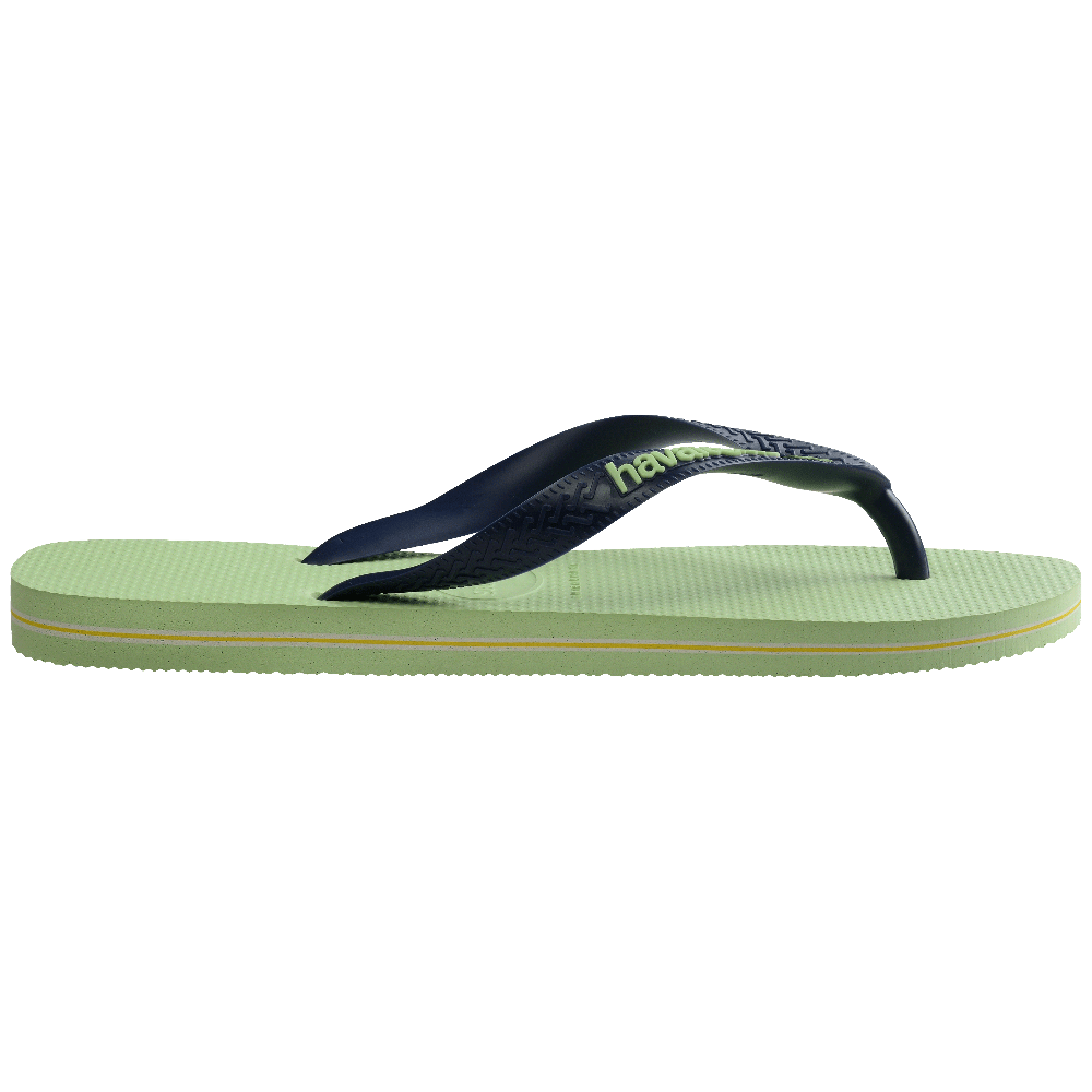 havaianas 哈瓦仕 巴西人字拖 官方唯一授權 男款 LOGO淺綠4110850-1822-細節圖5