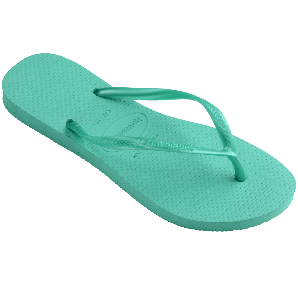 havaianas 哈瓦仕 巴西人字拖 官方唯一授權 女款 SLIM淺綠6160-細節圖3