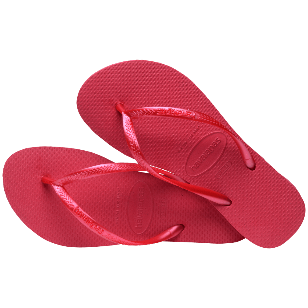 havaianas 哈瓦仕 巴西人字拖 官方唯一授權 女款 SLIM桃 4000030-5241-細節圖3