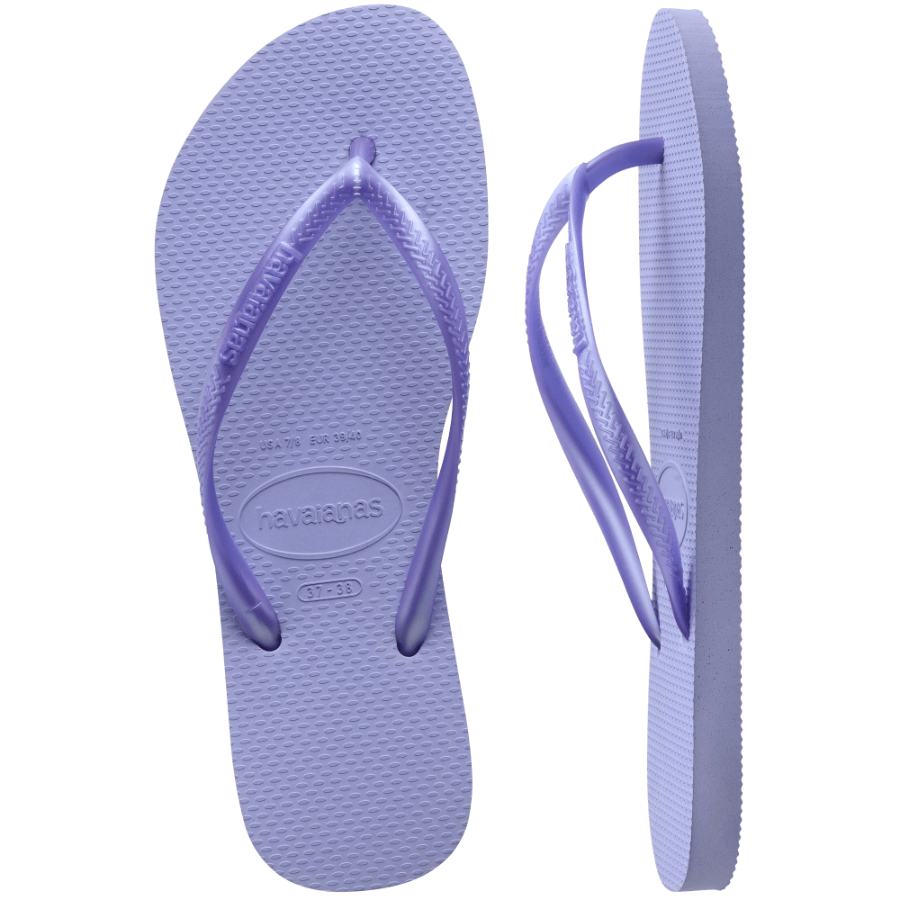 havaianas 哈瓦仕 巴西人字拖 官方唯一授權 女款 SLIM淺紫 4000030-5020-細節圖2